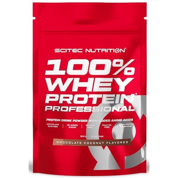 SciTec 100% Whey Protein Professional 500g csokoládé-kókusz