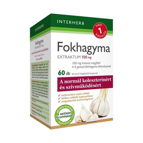 INTERHERB NAPI1 FOKHAGYMA EXTRAKTUM 100 MG KAPSZULA 60DB