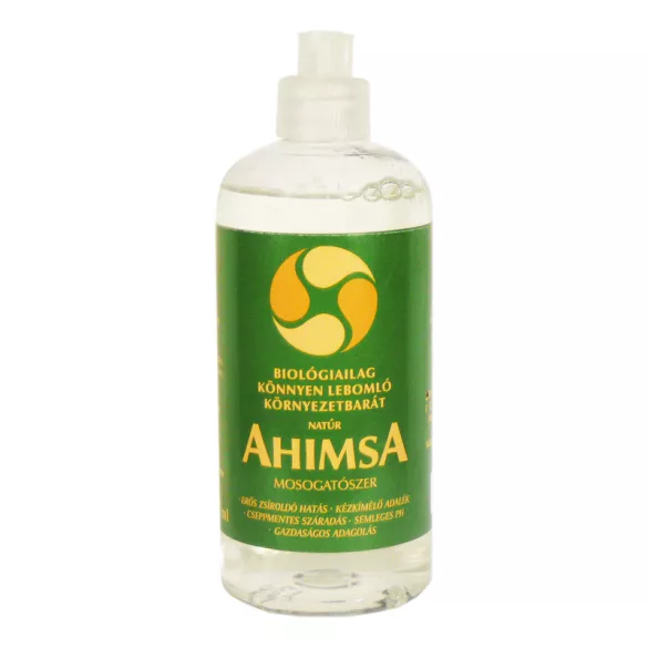 Ahimsa mosogatószer natúr 500ml - bio és natúr tisztítószerek
