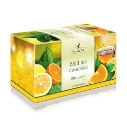 Mecsek zöld tea citrusokkal 20db - bio és refomélelmiszer