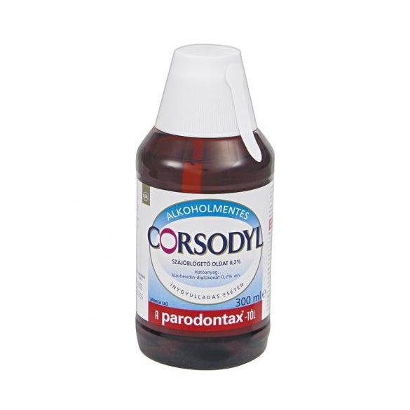 Corsodyl szájvíz alkoholmentes 300 ml