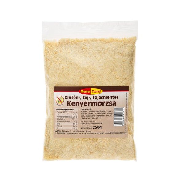 Gluténmentes zsemlemorzsa 250 g