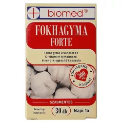 Biomed fokhagyma forte kapszula 30db - bio és vegán étrendkiegészítők