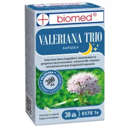 Biomed valeriana trio kapszula 30db - bio és vegán étrendkiegészítők