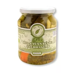 Bio Berta bio zöldhasúak (cukkíni, almapaprika, sárgarépa, zöld papadicsom, paprika) savanyúság 720 ml - bio és refomélelmiszer