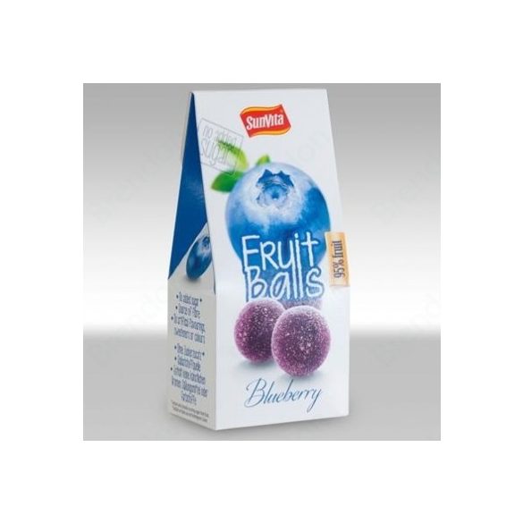 Sunvita gyümölcsgolyó kékáfonyás 80 g