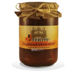 Fertődi sárgabarack lekvár mézzel 400 g - bio és refomélelmiszer
