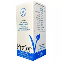 Herbaferm prefer v étrend-kiegészítő kapszula 14 db - bio és vegán étrendkiegészítők