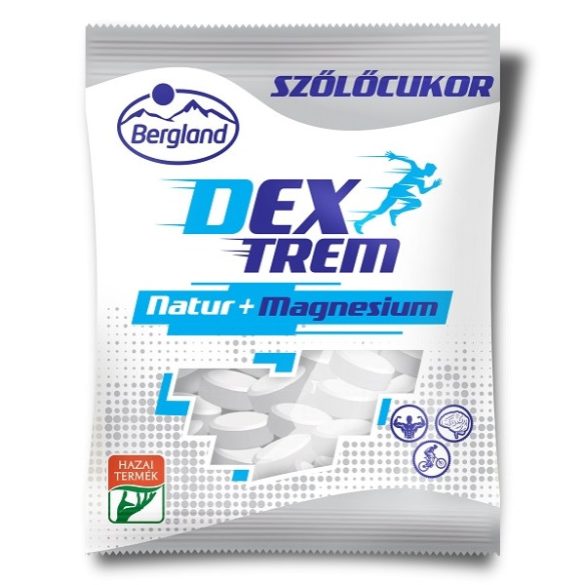 Dextreme szőlőcukor natúr+magnézium 70 g