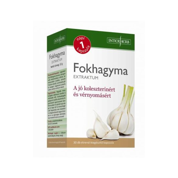 Interherb Fokhagyma Kapszula 30 db