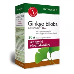 Interherb napi 1 ginkgo biloba extraktum kapszula 30db - bio és vegán étrendkiegészítők