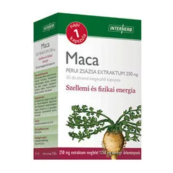 Interherb napi 1 maca-perui zsázsa extraktum kapszula 30db - bio és vegán étrendkiegészítők