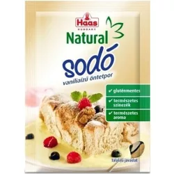 Haas natural vaníliaízű öntetpor 15g - bio és refomélelmiszer