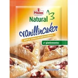 Gluténmentes haas natural vaníliáscukor 8g - bio és refomélelmiszer