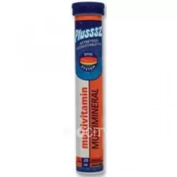 Plussz duo multivitamin multimineral pezsgőtabletta 20 db - bio és vegán étrendkiegészítők