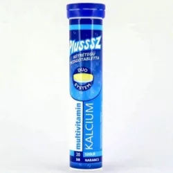 Plussz duo multivitamin+kalcium pezsgőtabletta 20 db - bio és vegán étrendkiegészítők