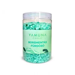 Yamuna tégelyes fürdősó borsmentás 1000 g - bio és natúr kozmetikumok