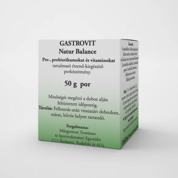 Gastrovit natur balance pre és probiotikumot tartalmazó étrend-kiegészítő 50g