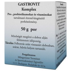   Gastrovit komplex pre-, probiotikumot és vitaminokat tartalmazó étrend-kiegészítő 50g