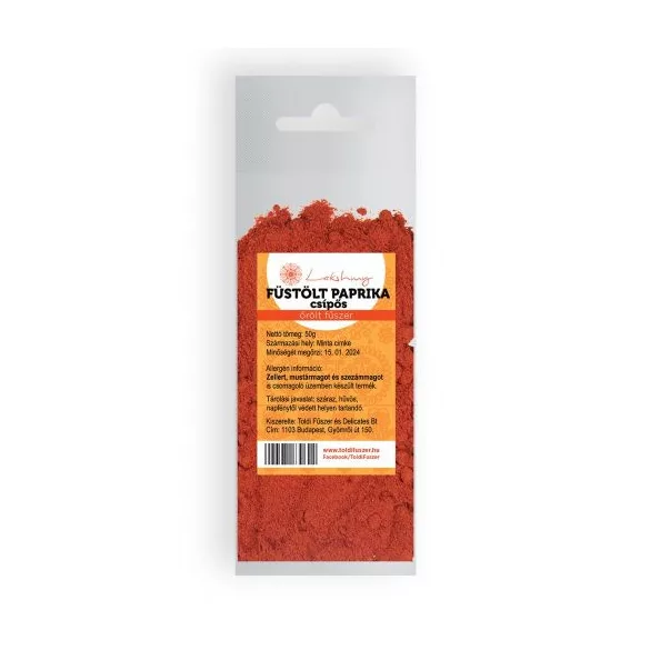 Lakshmy füstölt paprika csípős 50g