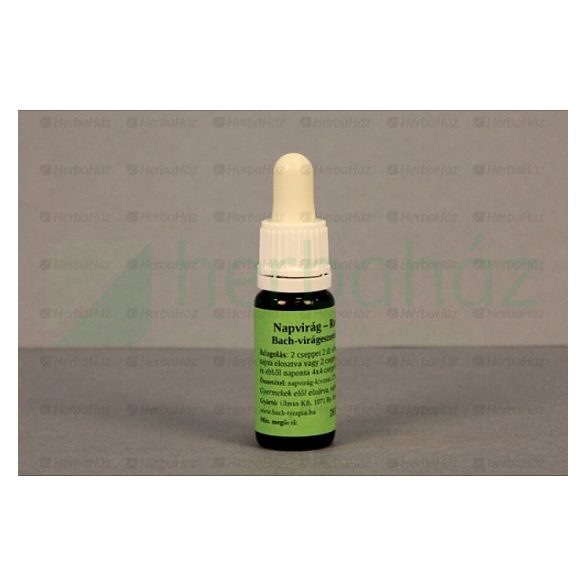 Bach virágeszencia napvirág 10 ml