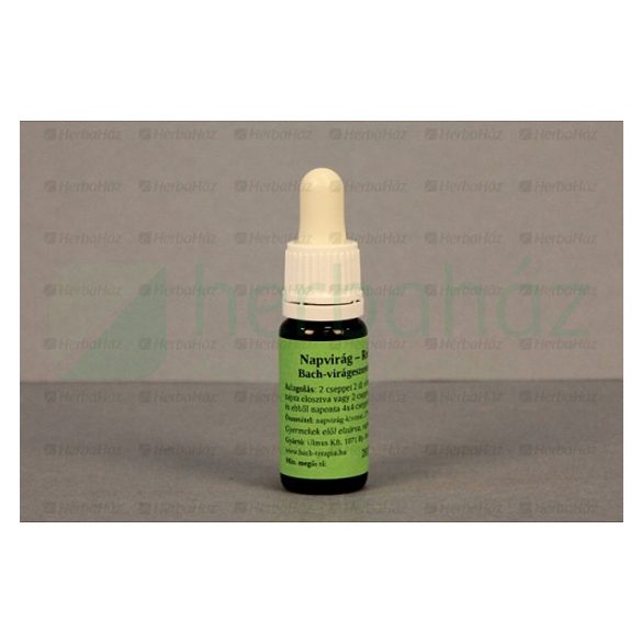 Bach virágeszencia napvirág 10 ml