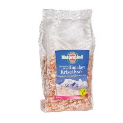 Naturmind natúr himalaya só, durva rózsaszín 500g - bio és refomélelmiszer
