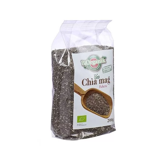 Bio biorganik chia mag fekete 200g - bio és refomélelmiszer