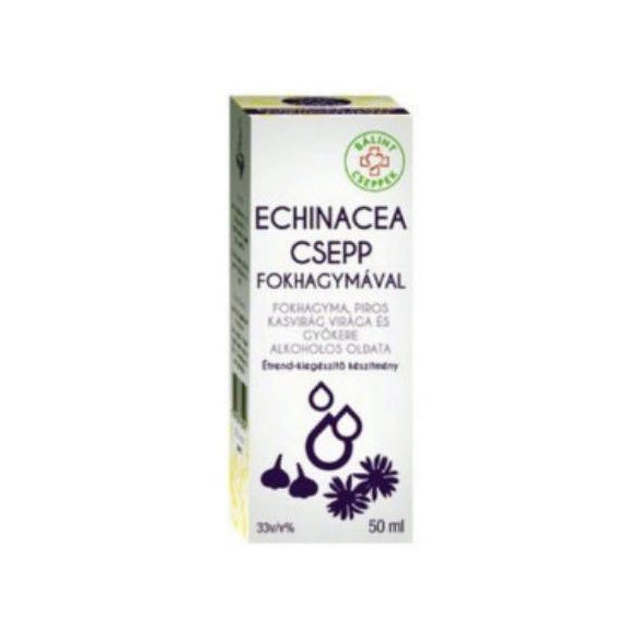 Bálint cseppek echinacea csepp fokhagymával 50 ml
