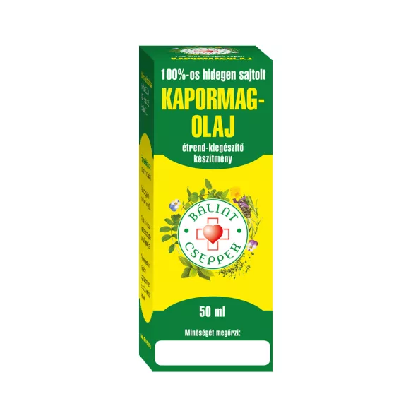 Bálint kapormagolaj 50 ml - bio és vegán étrendkiegészítők