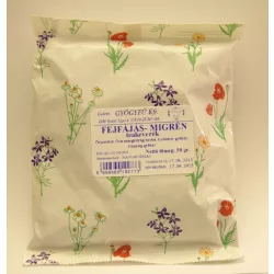 Gyógyfű teakeverék fejfájás-migrén 50g - bio és refomélelmiszer