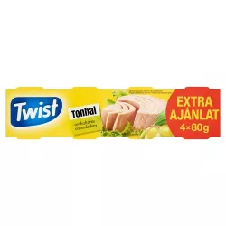 Twist tonhaltörzs olívaolajban 6x80g 480 g - bio és refomélelmiszer