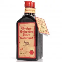 Naturland nagy svédcsepp 40 gyógynövény 1% alkohol tartalmú 2x500ml - bio és vegán étrendkiegészítők