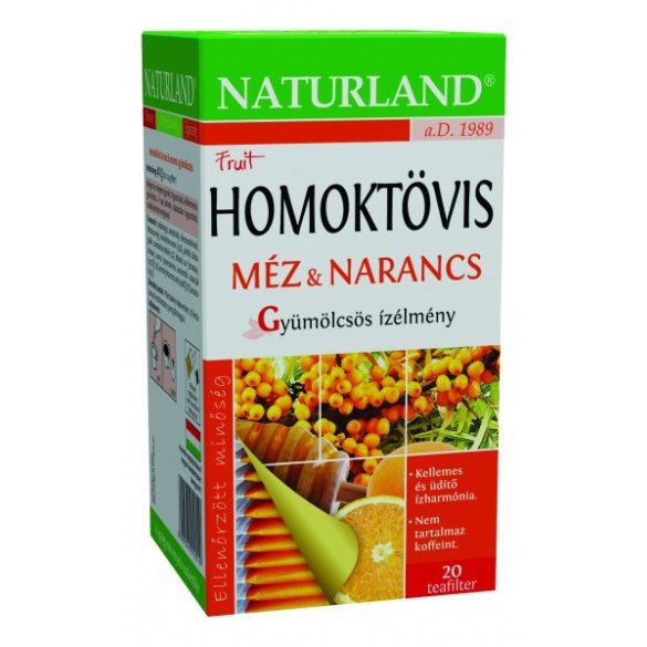 Naturland homoktövis méz narancs gyümölcsös ízélmény 20x2 40 g