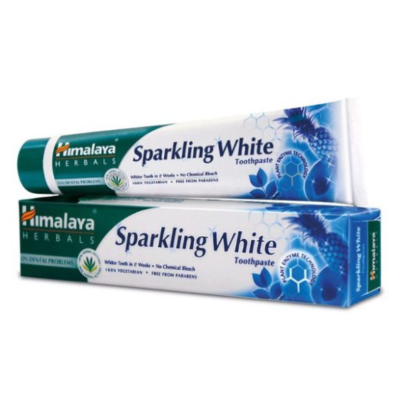 Himalaya herbals fogkrém sparkly white promo pack 100 ml