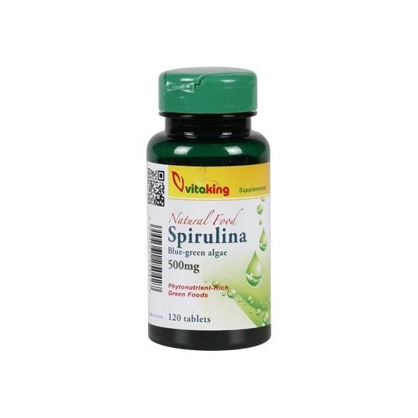 Vitaking Spirulina Tabletta 500Mg 200 db