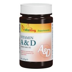 Vitaking vitamin a-d 10000/1000 ne 60db - bio és vegán étrendkiegészítők