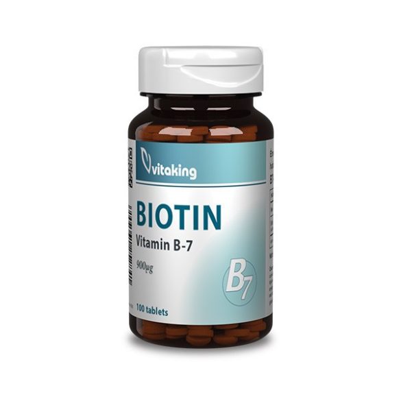 Vitaking biotin b7 900mg tabletta 100 db