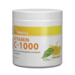 Vitaking vitamin c-1000 50mg citrus+bioflavonoid+acerola 200db - bio és vegán étrendkiegészítők