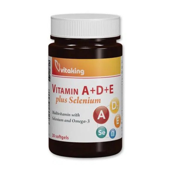 Vitaking A-D-E-Szelén komplex 30db  gélkapszula