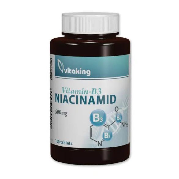 Vitaking B3-Niacinamid 500mg 100db  tabletta