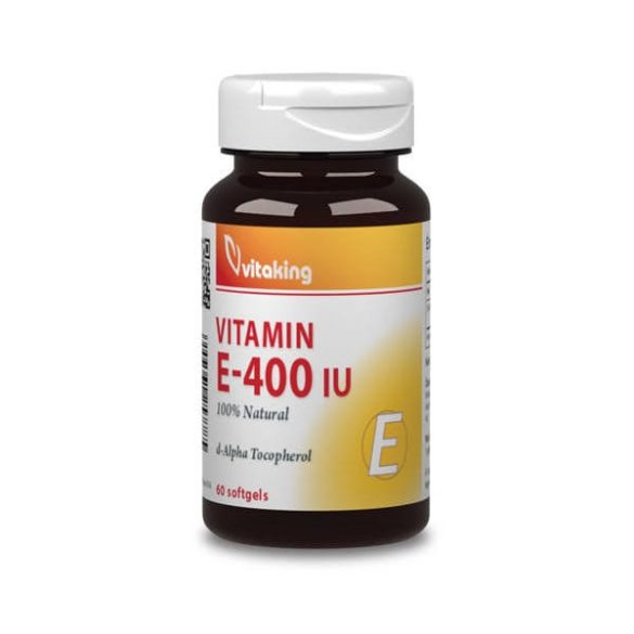 Vitaking e-vitamin 400iu természetes d-alpha lágykapszula 60 db