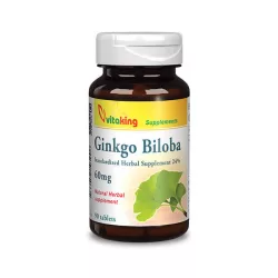 Vitaking ginkgo biloba 60mg leaf extract 90db - bio és vegán étrendkiegészítők