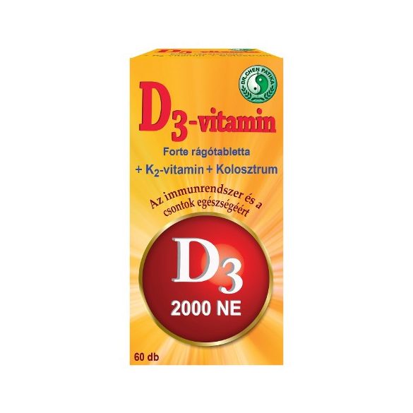 Dr.chen d3-vitamin forte rágótabletta 60 db