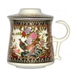 Teásbögre tetővel fém szűrővel mingxin - bio és refomélelmiszer