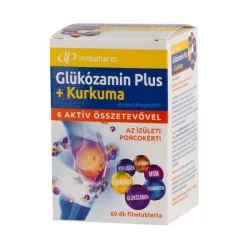 Innopharm glükozamin plus+ kurkuma filmtabletta 60db - bio és vegán étrendkiegészítők