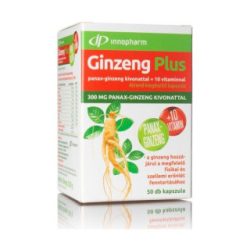 Innopharm ginzeng plus panax-ginzeng kivonattal+10 vitaminnal kapszula 50db - bio és vegán étrendkiegészítők