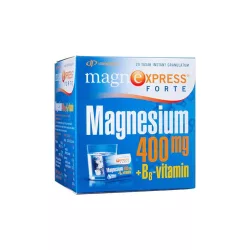 Innopharm magnexpress forte 400mg+b6-vitamin granulátum 20db - bio és vegán étrendkiegészítők