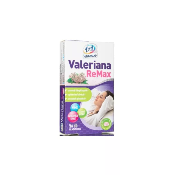 1x1 vitamin valeriana remax filmtabletta 56db - bio és vegán étrendkiegészítők