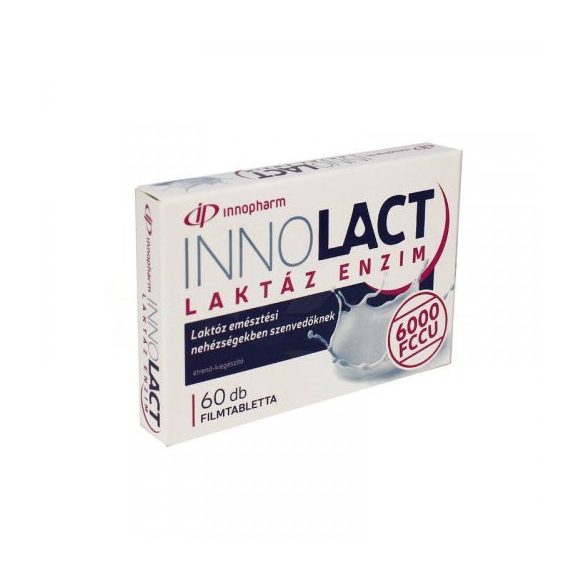 Innopharm innolact laktáz enzim 6000 fccu filmtabletta 60 db